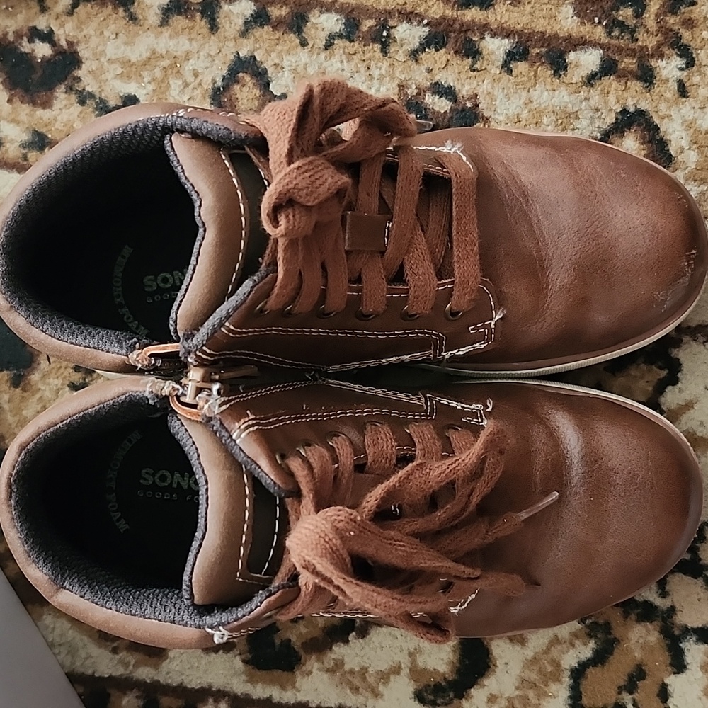 Sonoma Britpunk Casual Sneaker Boots w/zipper; Size:13, Cognac - Picture 12 of 13